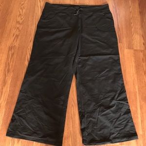 Wide leg lululemon pants.